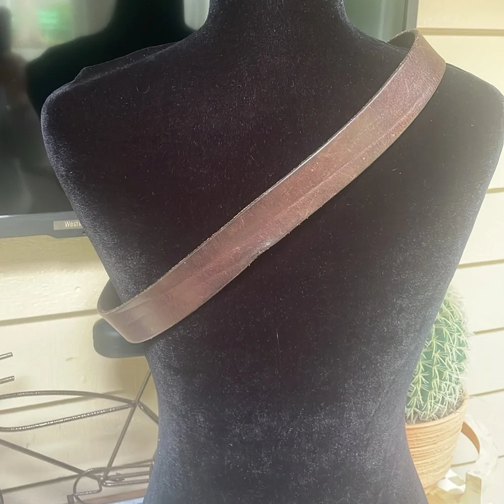 Michaelis (Italy) Brown Leather Belt
